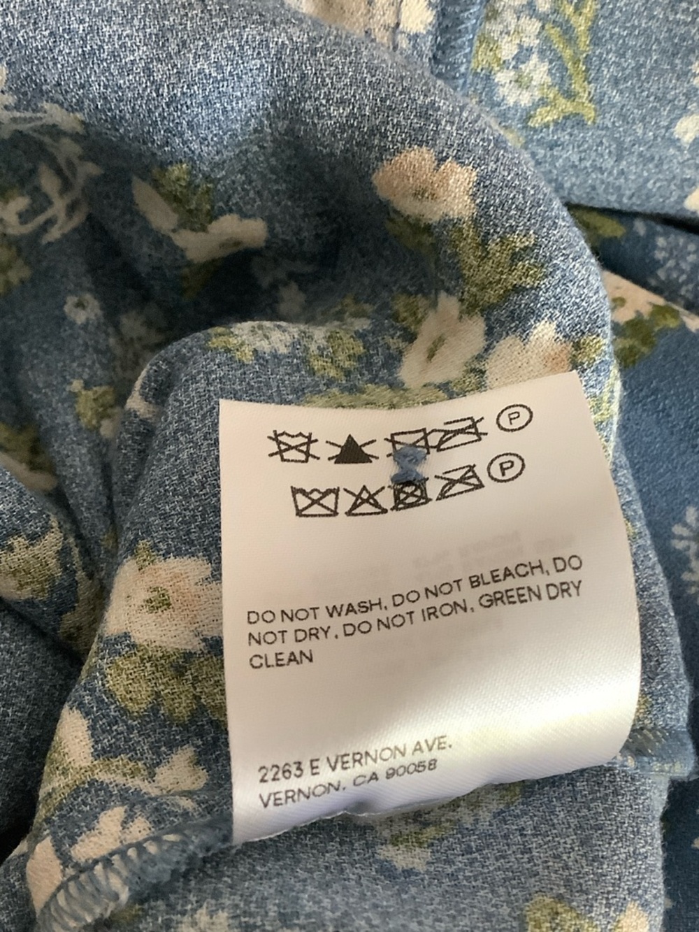 REFORMATION Lisse Midi Dress Avery Blue Floral Print Size 10 - Picture 13 of 14